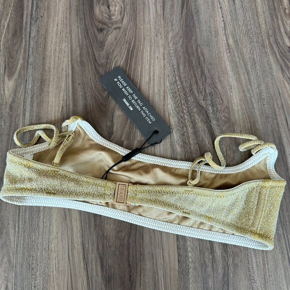 NWT Triangl Maia Gold Bikini Set & Fanny Pack XS - Picture 3 of 11